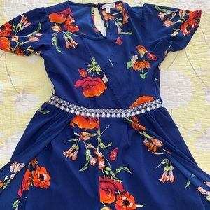 Monteau Floral Print Maxi Romper!